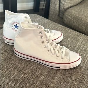 Converse White High-Top Sneakers
